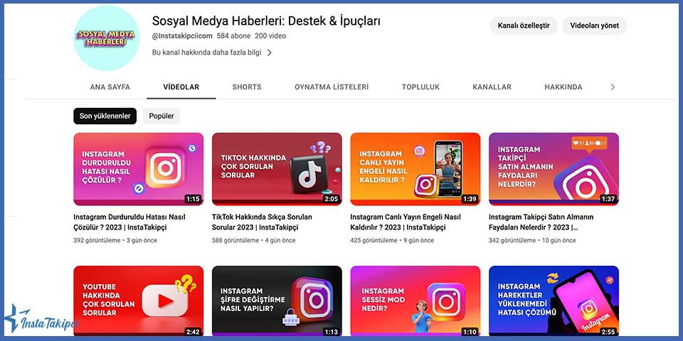 InstaTakipçi Thumbnail Örnekleri