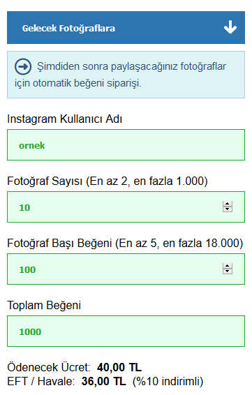 Gelecek Fotoğraflara Beğeni