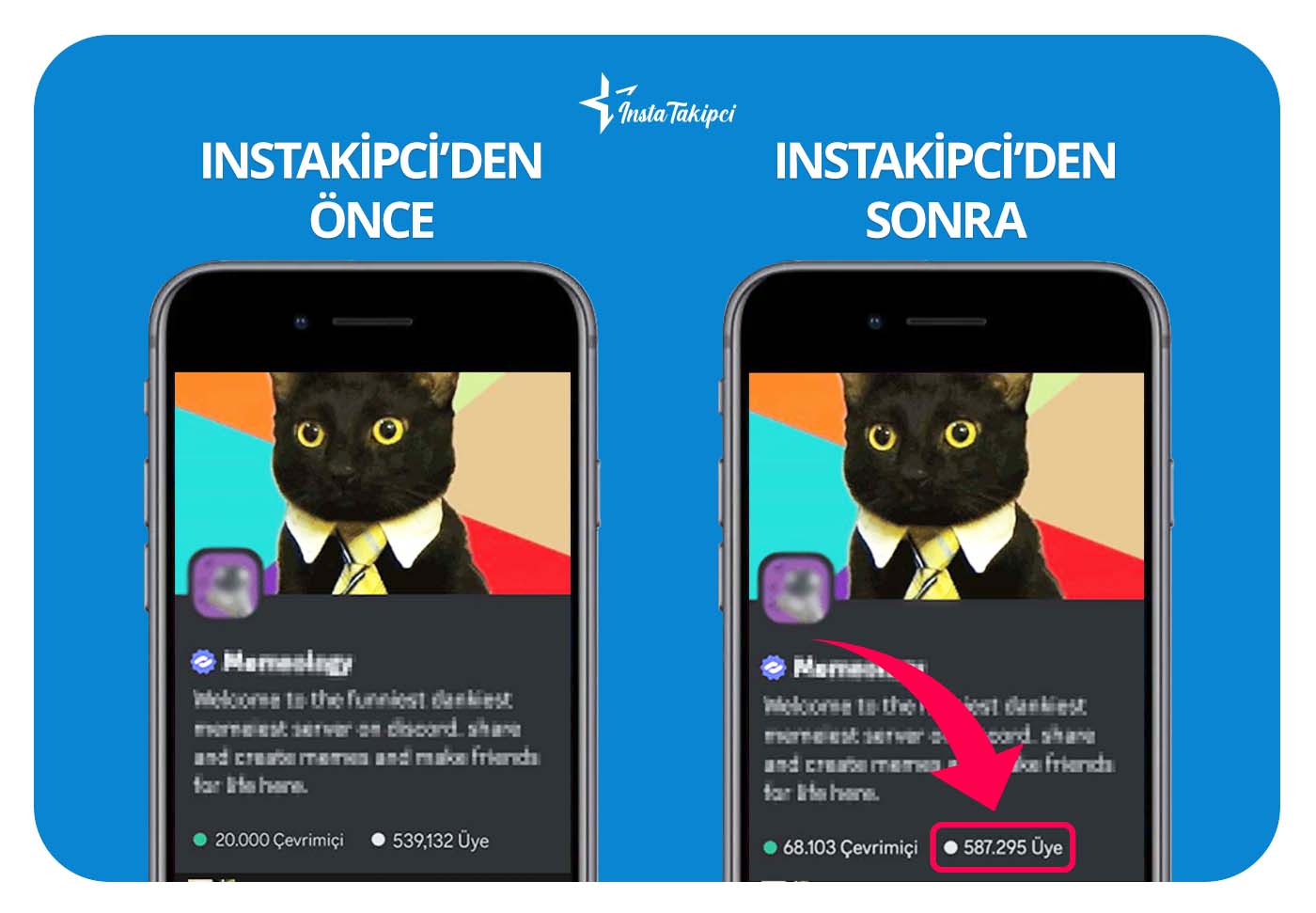 Discord üye satın alma öncesi & sonrası