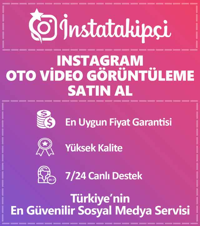 Instagram Oto Video Görüntüleme Satın Al