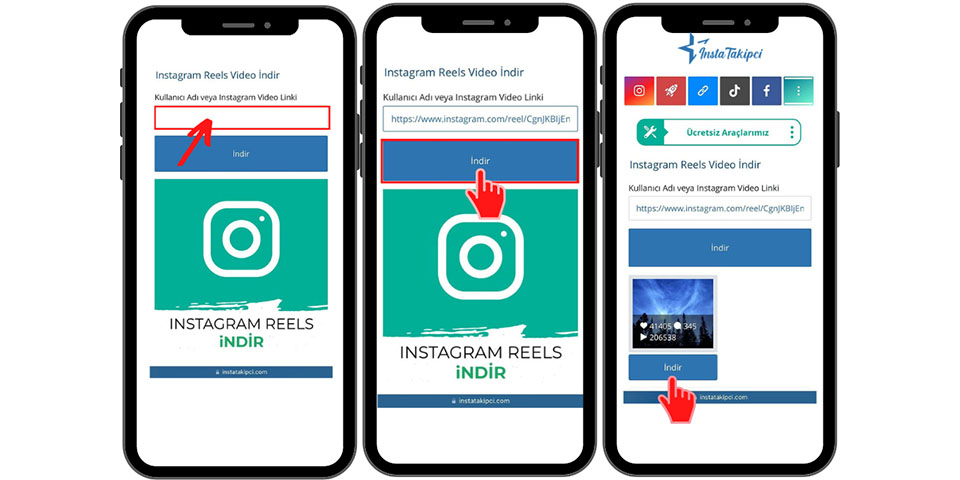 instagram reels video indir anlatimi