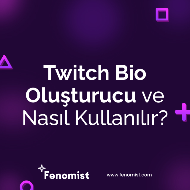 twitch bio oluşturucu ve nasıl kullanılır