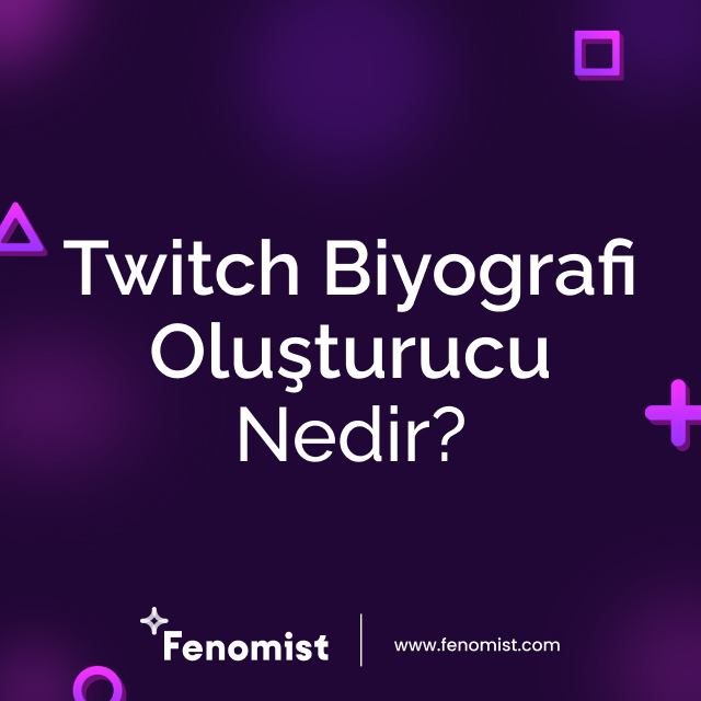 twitch biyografi oluşturucu nedir