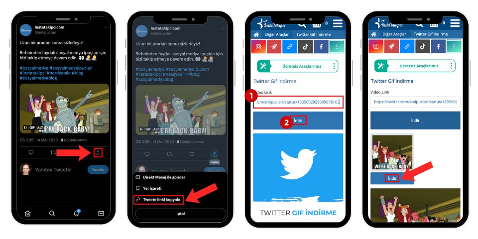 twitter gif indirme aracı nasıl kullanılır