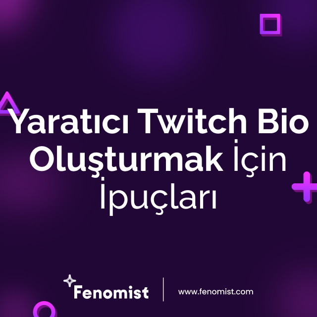 yaratıcı twitch bio oluşturmak için ipuçları